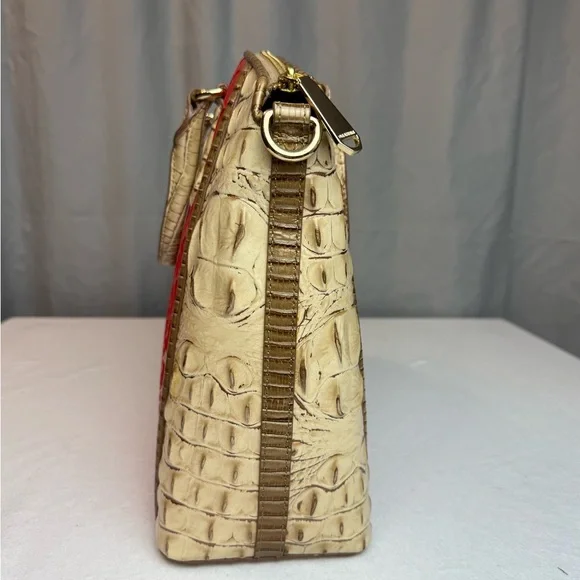 Candy Apple Red & Tan Designer Women's Bag - Picture 2 of 10